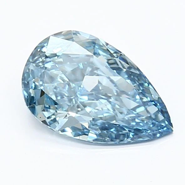1.05 Carat Pear Cut Fancy Blue