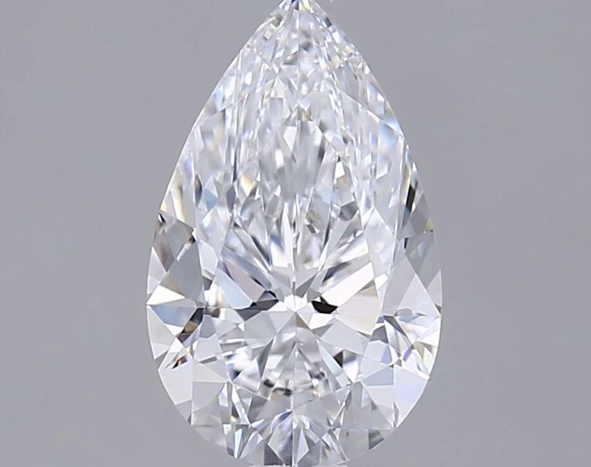 1.08 Carat D-IF Pear Lab Diamond