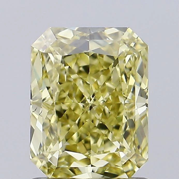 1.10 Carat Radiant Cut Fancy Yellow