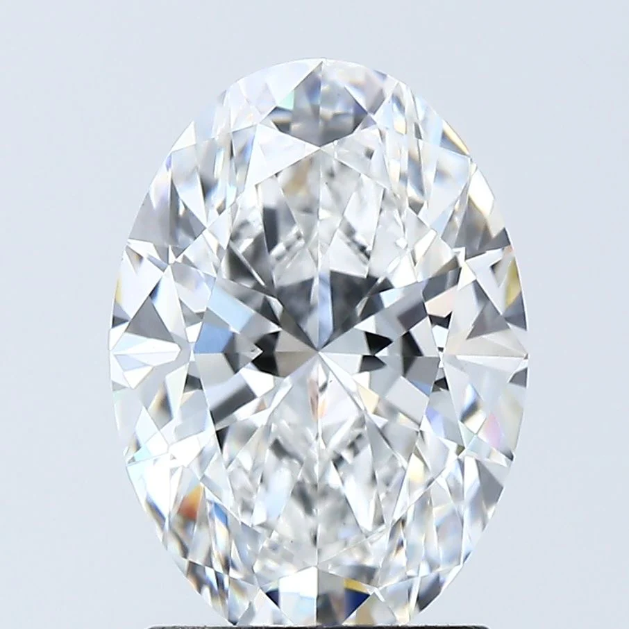 1.25 Carat F-VS2 Oval Lab Diamond