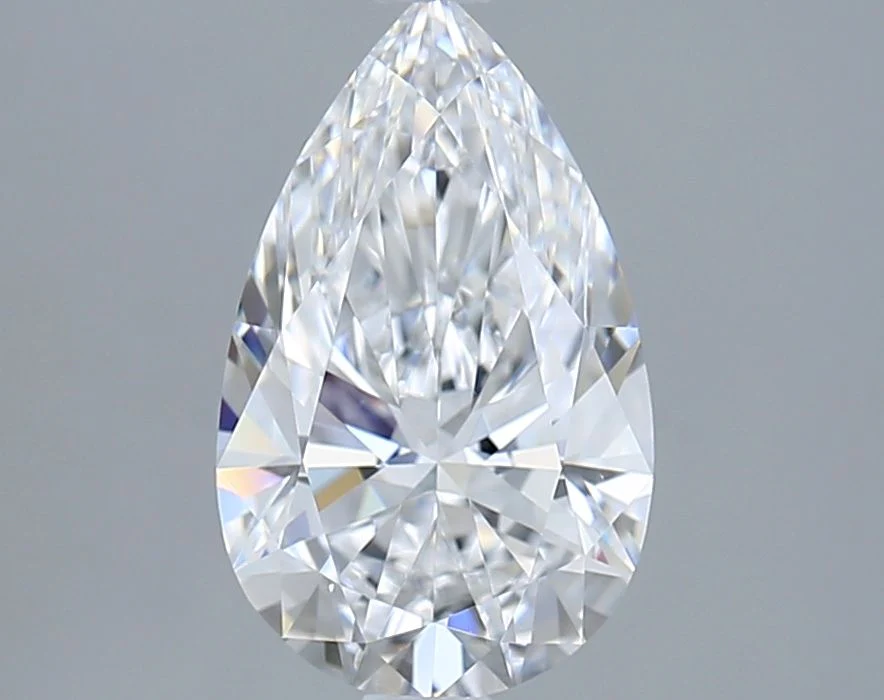 1.50 Carat D-VVS2 Pear Lab Diamond