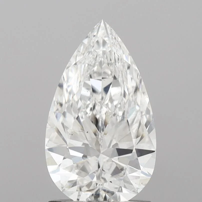 1.59 Carat E-VS2 Pear Lab Diamond