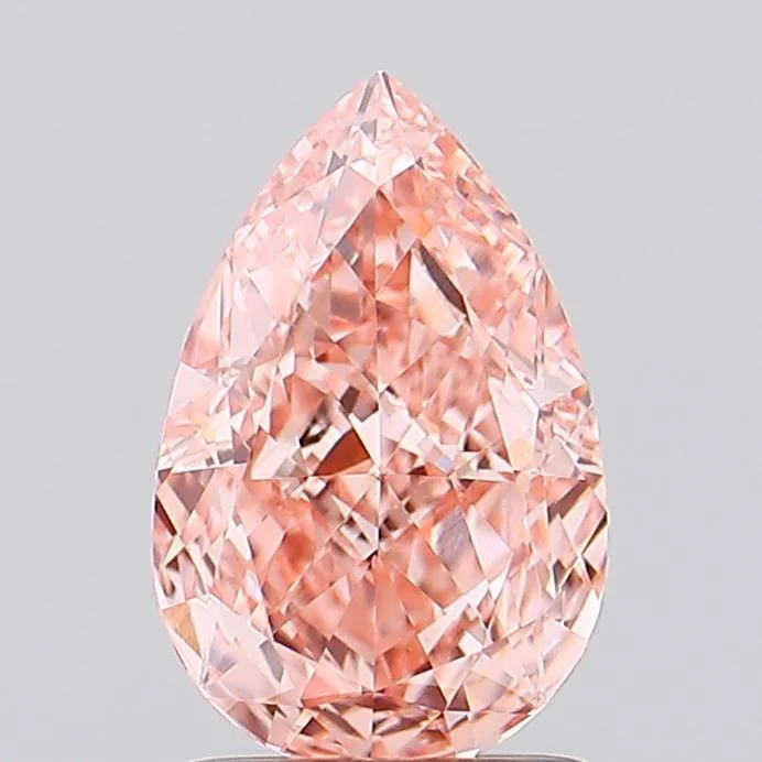 1.6 Carat Pear Cut Fancy Pink