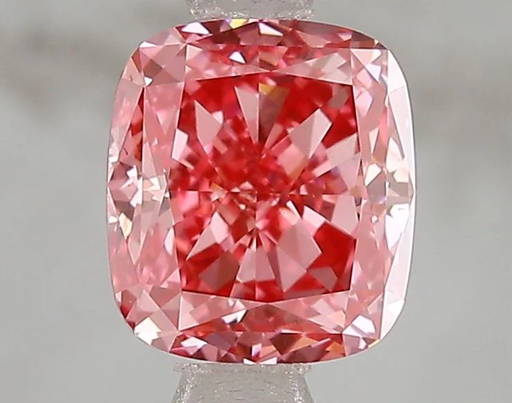 1.60 Carat Cushion Cut Fancy Pink