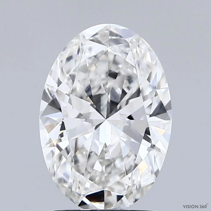1.69 Carat F-VS1 Oval Lab Diamond
