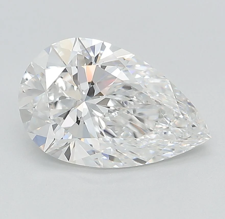 1.76 Carat E-VVS2 Pear Lab Diamond