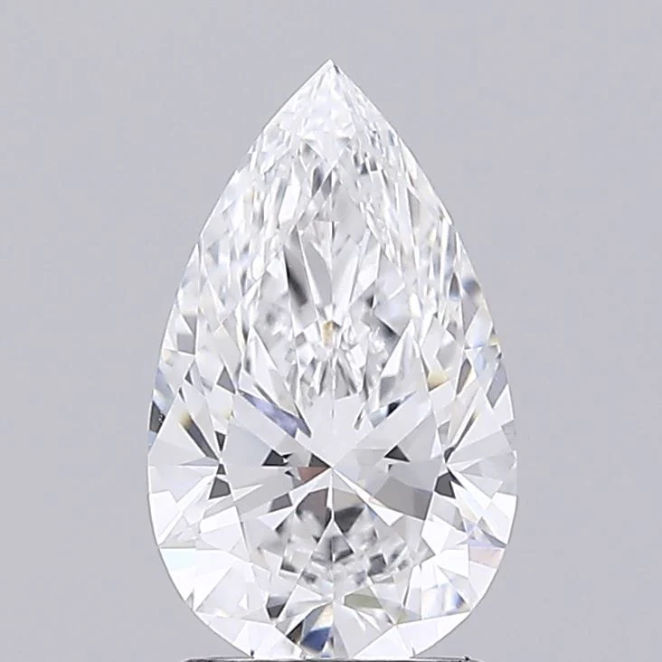 1.82 Carat D-VVS2 Pear Lab Diamond