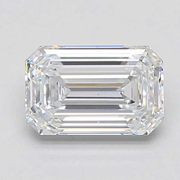1.9 Carat E-VVS1 Emerald Lab Diamond