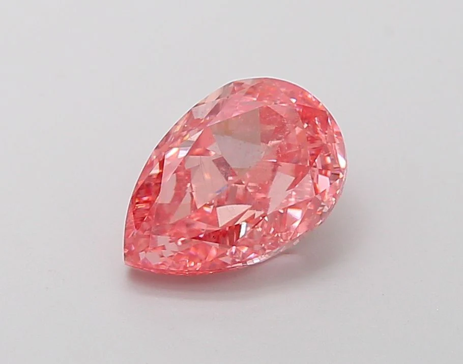 1.98 Carat Pear Cut Fancy Pink