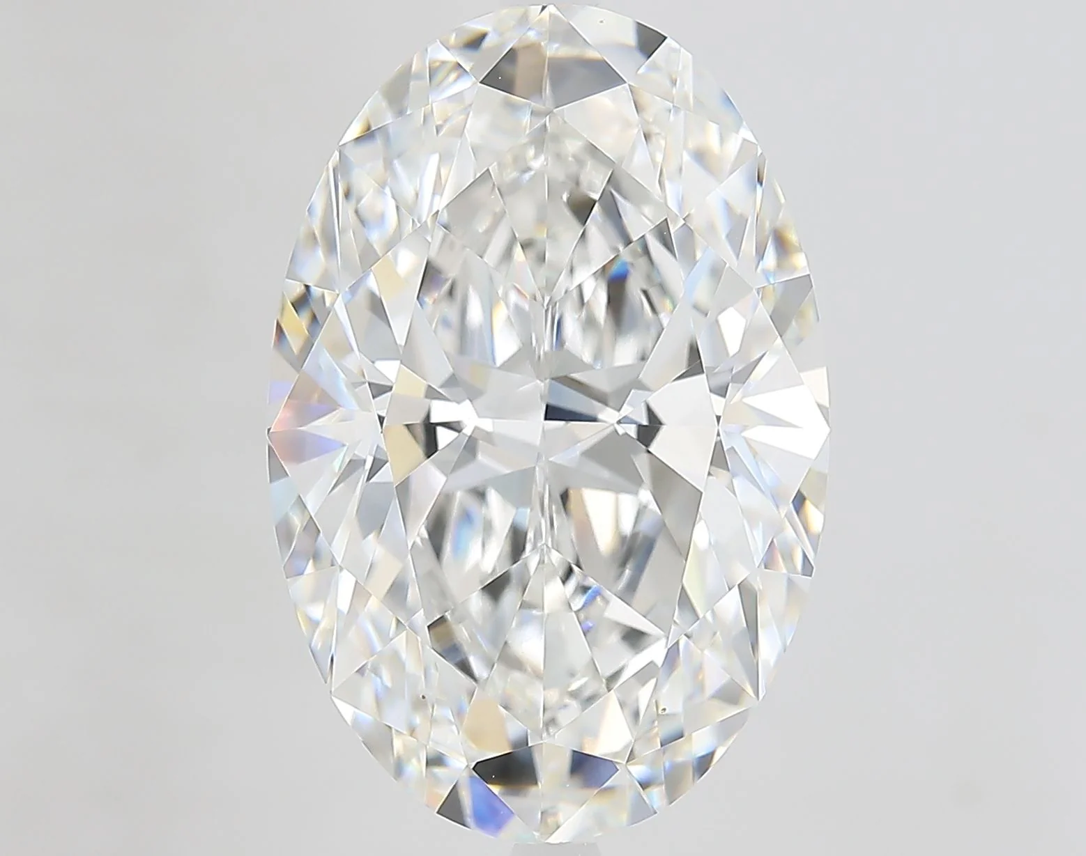 10.00 Carat F-VVS2 Oval Lab Diamond