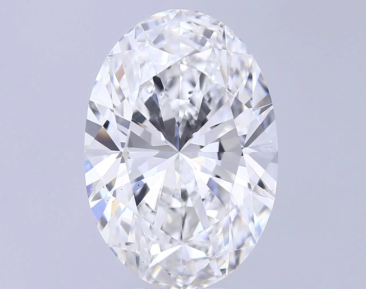 10.11 Carat F-VS2 Oval Lab Diamond