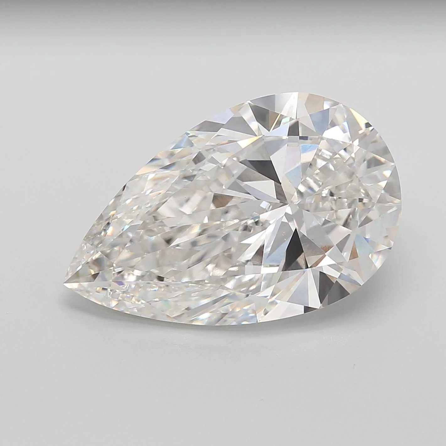 15.54 Carat G-VS1 Pear Lab Diamond