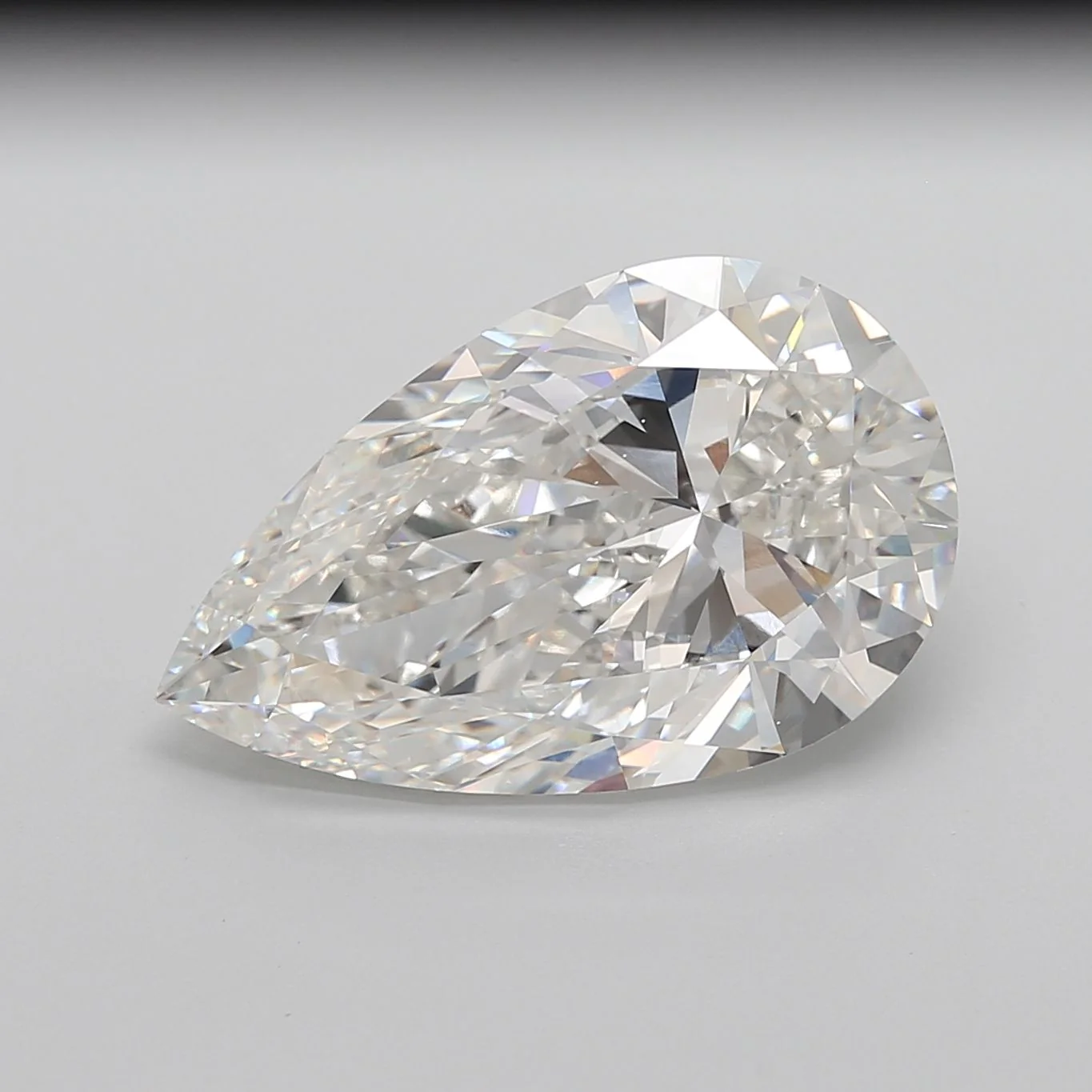 15.61 Carat G-VS1 Pear Lab Diamond