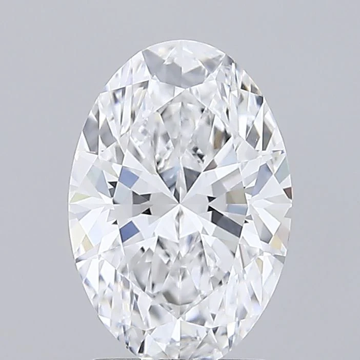 2.00 Carat D-VVS2 Oval Lab Diamond