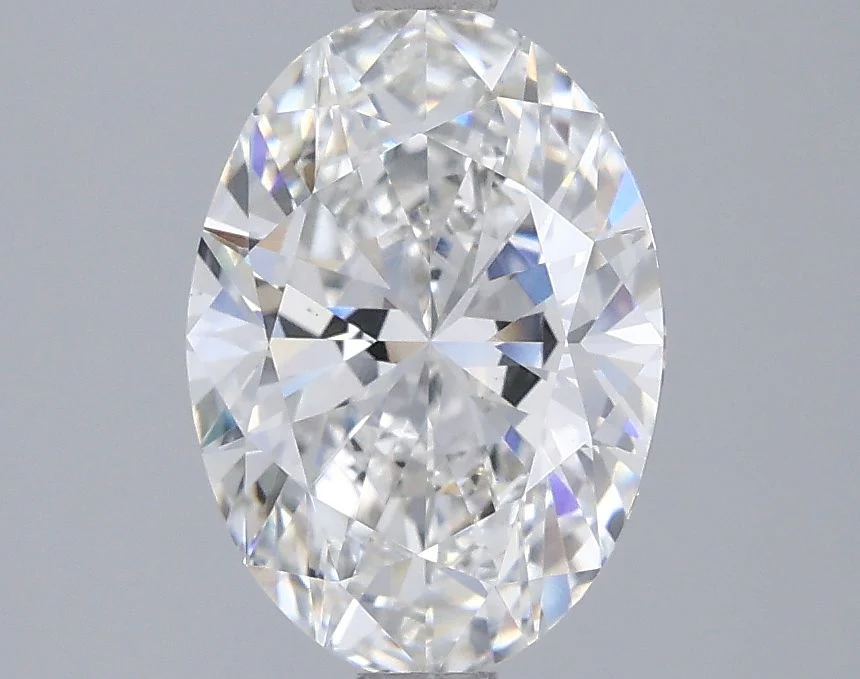2.00 Carat F-VS1 Oval Lab Diamond