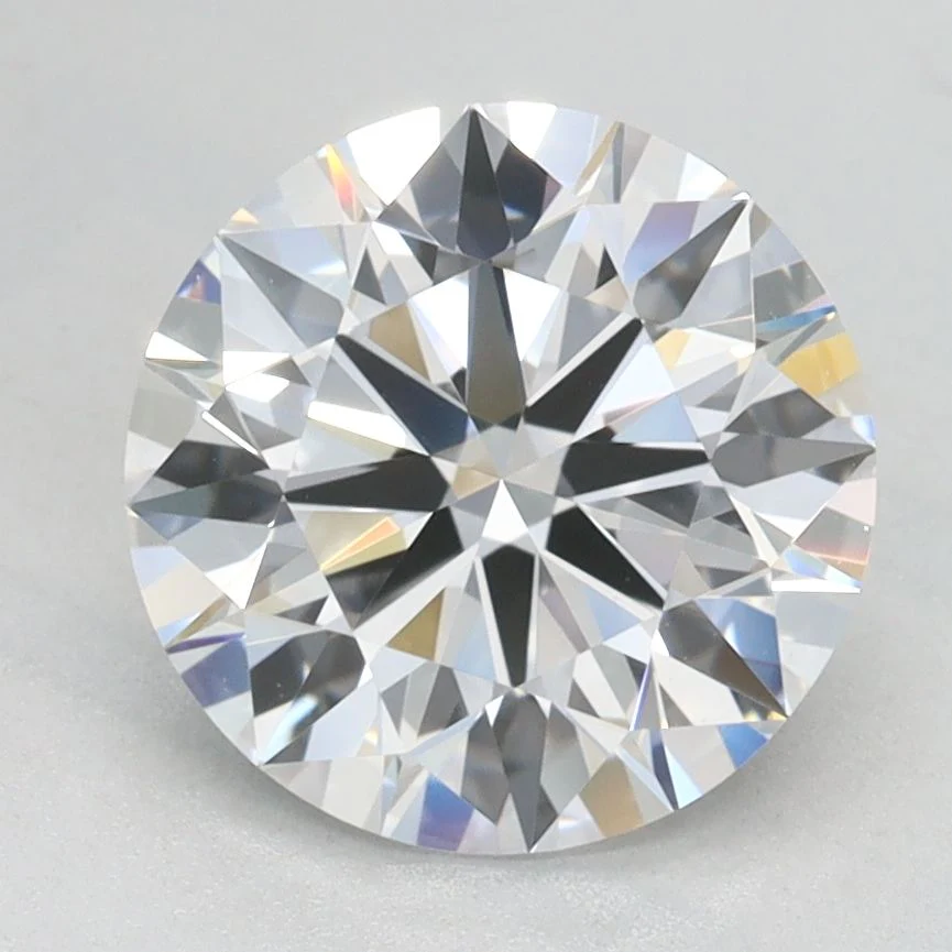 2.01 Carat D-IF Round Lab Diamond