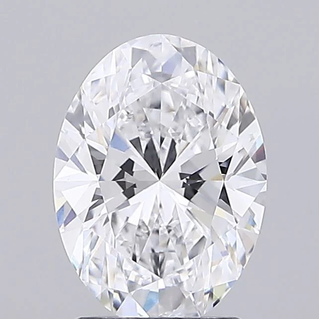 2.01 Carat D-VVS2 Oval Lab Diamond