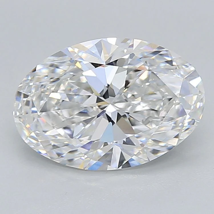 2.01 Carat D-VVS2 Oval Lab Diamond