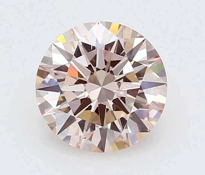 2.01 Carat Round Cut Fancy Pink