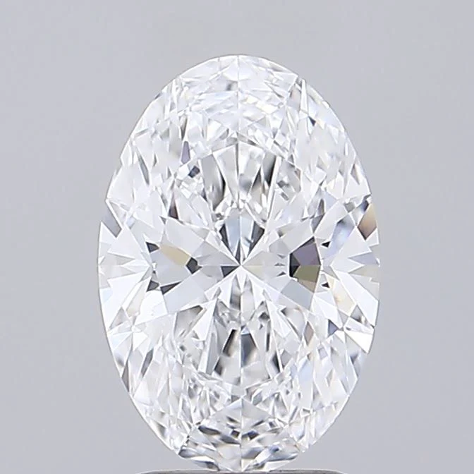 2.03 Carat D-VVS2 Oval Lab Diamond