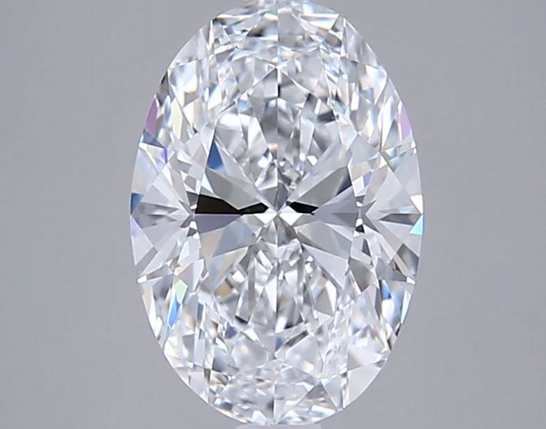 2.03 Carat D-VVS2 Oval Lab Diamond