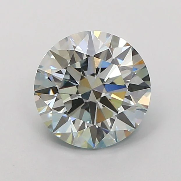2.05 Carat Round Cut Fancy Green