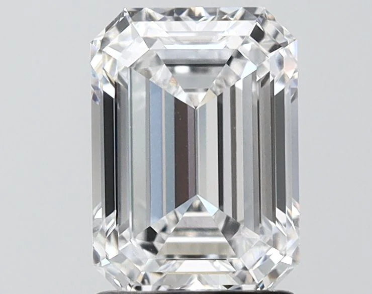 2.06 Carat D-VVS2 Emerald Lab Diamond