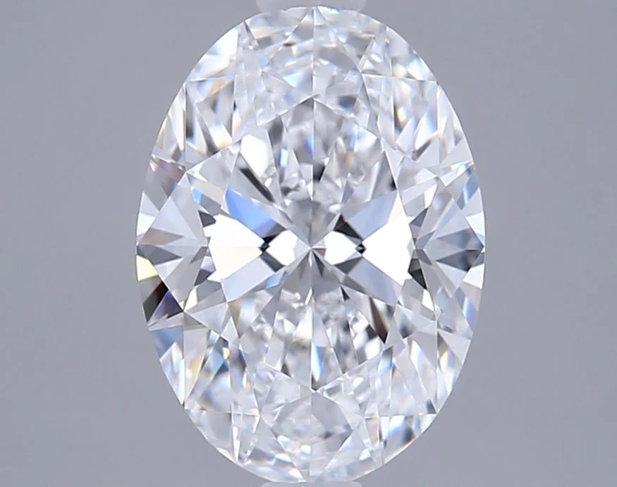 2.06 Carat D-VVS2 Oval Lab Diamond