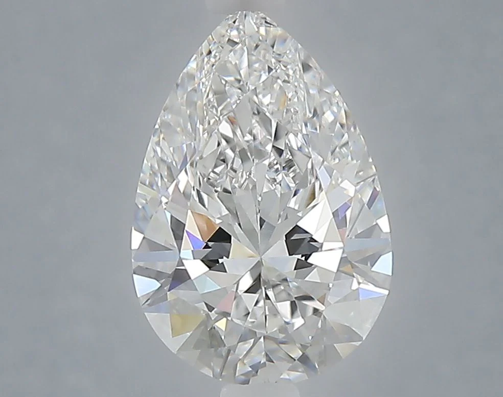 2.07 Carat D-VVS2 Pear Lab Diamond