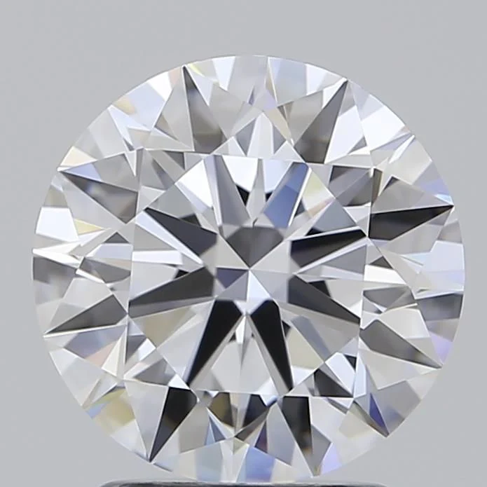 2.08 Carat D-IF Round Lab Diamond