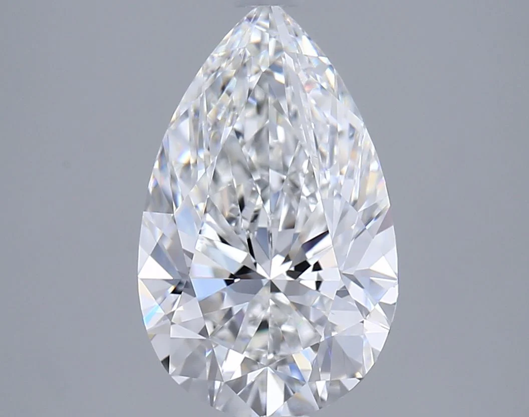 2.08 Carat E-VVS2 Pear Lab Diamond