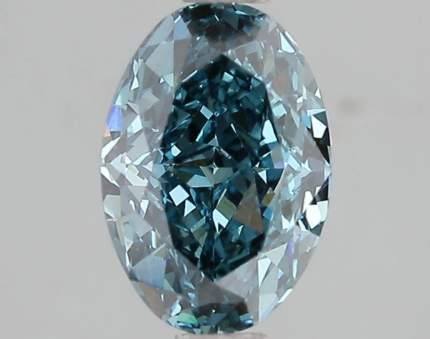 2.11 Carat Oval Cut Fancy Blue