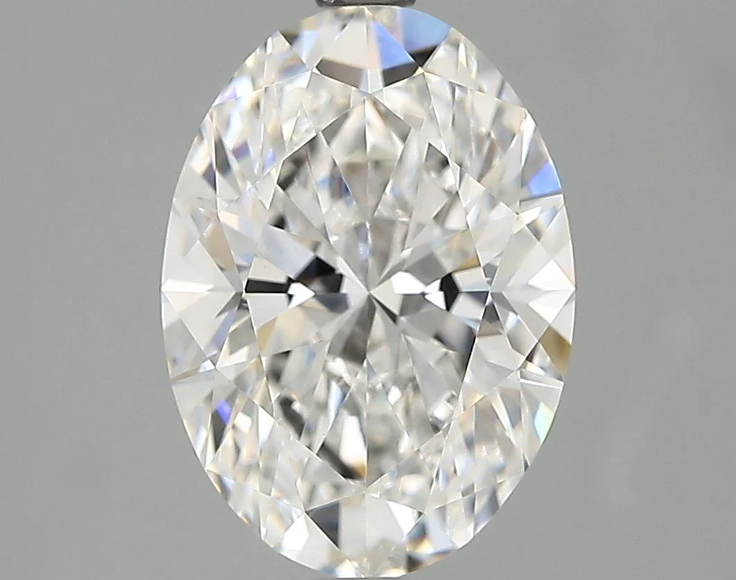 2.51 Carat F-VVS2 Oval Lab Diamond