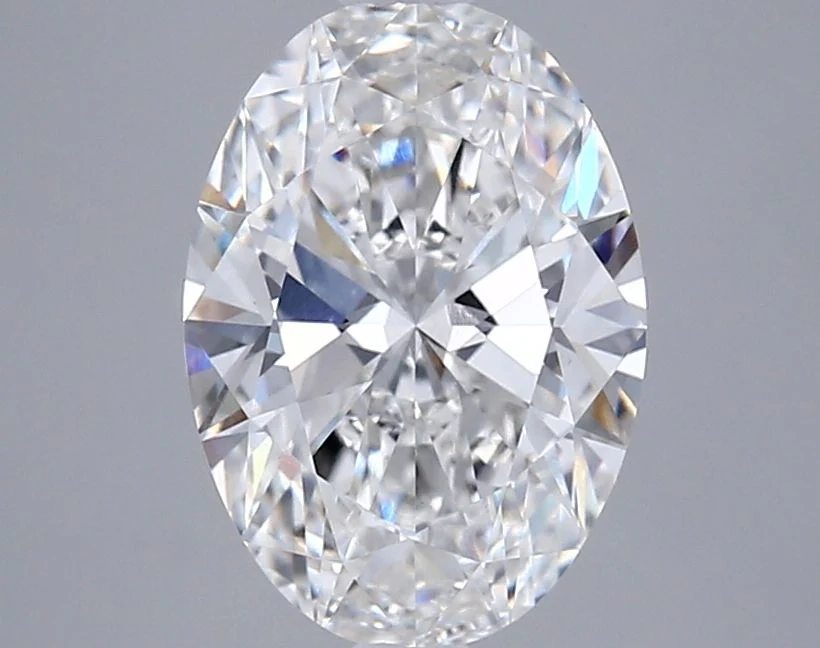 2.52 Carat F-VVS2 Oval Lab Diamond