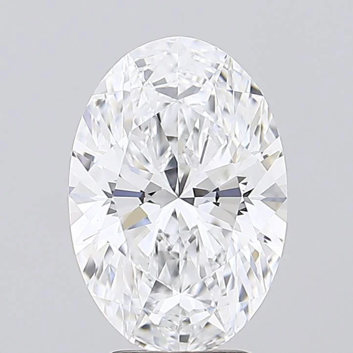 2.53 Carat D-IF Oval Lab Diamond