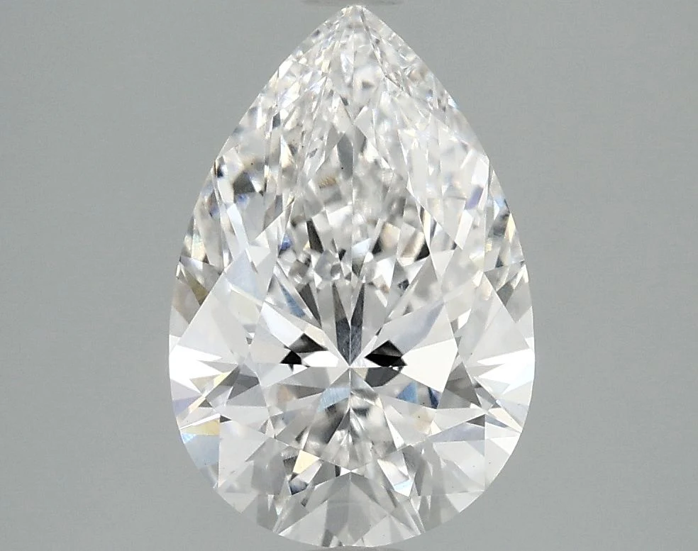 2.53 Carat E-VS1 Pear Lab Diamond