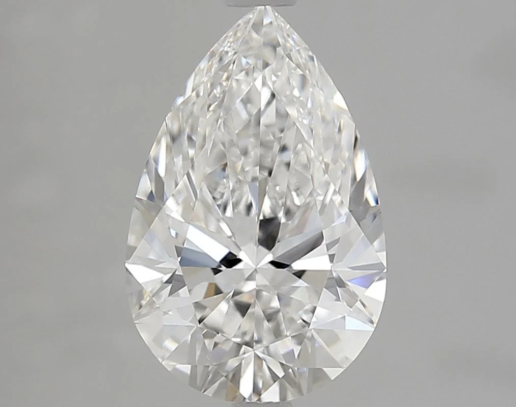 2.53 Carat E-VVS2 Pear Lab Diamond