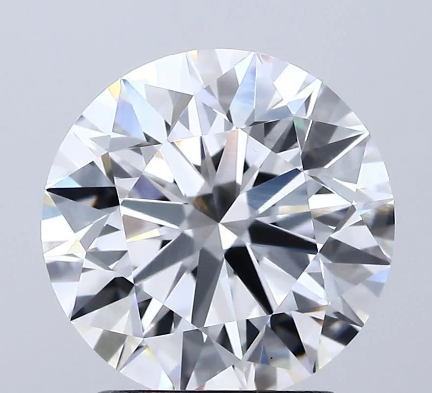 2.54 Carat D-VS1 Round Lab Diamond