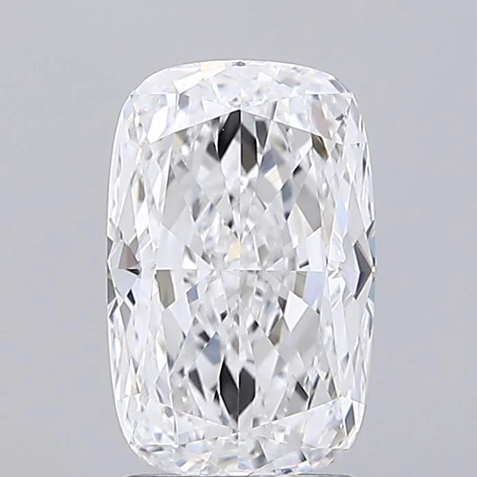2.55 Carat D-VVS1 Cushion Lab Diamond