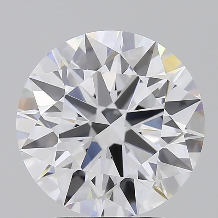 2.57 Carat D-IF Round Lab Diamond
