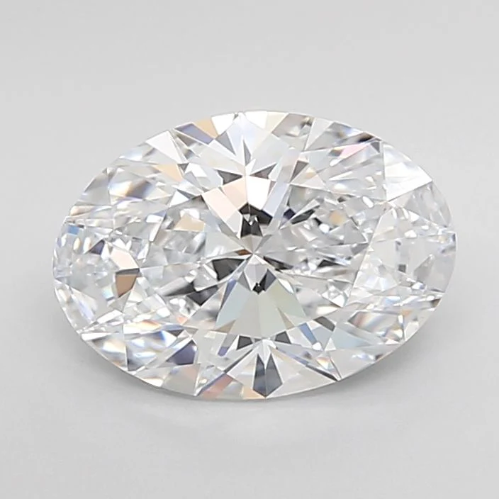 2.66 Carat D-VVS2 Oval Lab Diamond