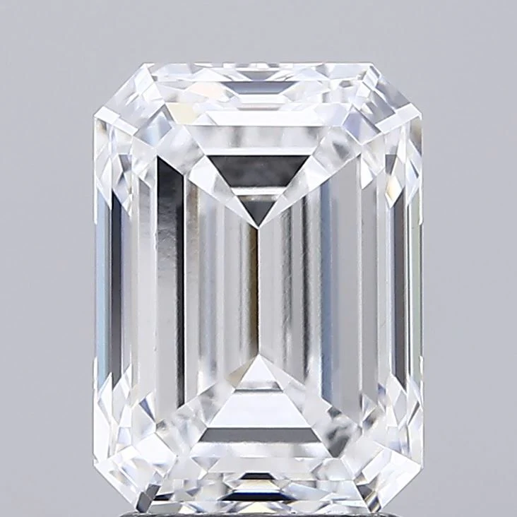 2.72 Carat D-VVS2 Emerald Lab Diamond