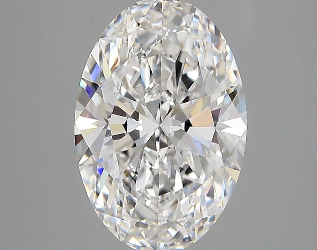 2.82 Carat D-VVS2 Oval Lab Diamond