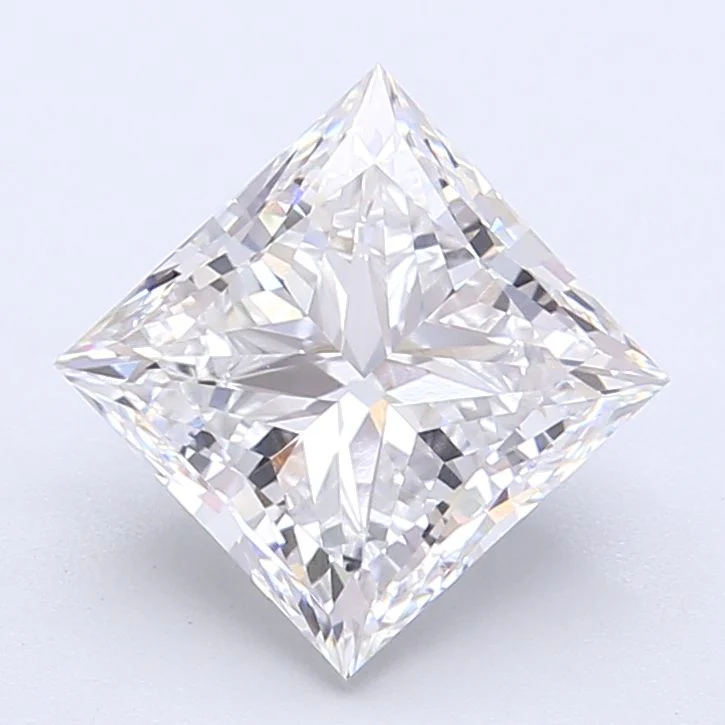 2.83 Carat D-VVS2 Princess Lab Diamond