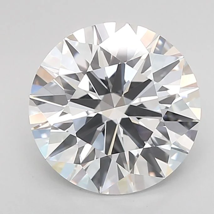 2.84 Carat D-VVS2 Round Lab Diamond
