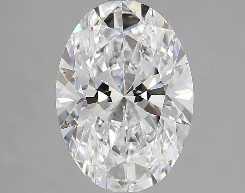 2.85 Carat D-VVS2 Oval Lab Diamond