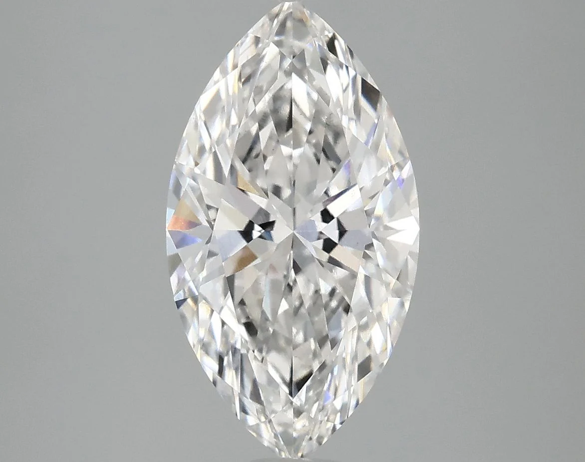 2.87 Carat E-VS1 Marquise Lab Diamond