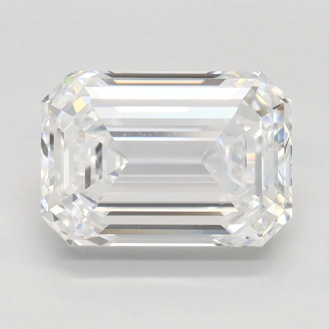 2.92 Carat D-VVS2 Emerald Lab Diamond