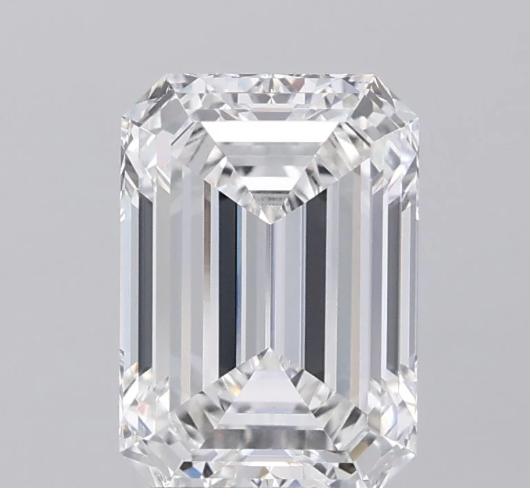 2.99 Carat F-VVS2 Emerald Lab Diamond