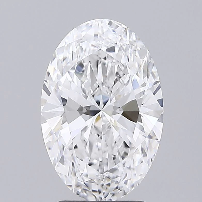 3.01 Carat D-VVS2 Oval Lab Diamond
